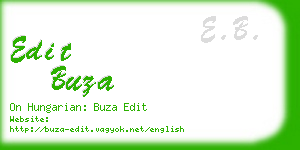 edit buza business card